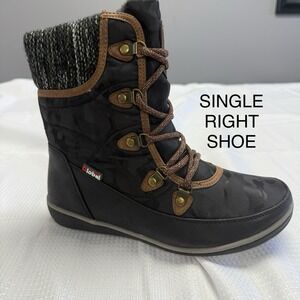 AMPUTEE SINGLE RIGHT Globalwin Womens 8 Waterproof Insulated Winter Snow Boot